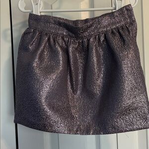 Shimmering metallic gray and silver girls Skirt